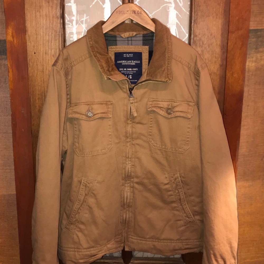 American Eagle Khaki/ denim Jacket